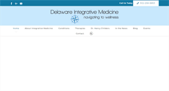 Desktop Screenshot of delawareintegrativemedicine.com