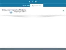 Tablet Screenshot of delawareintegrativemedicine.com